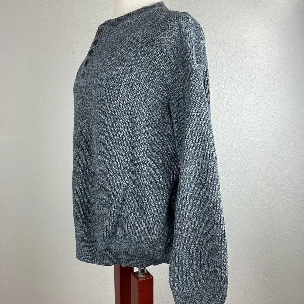 Cabelas Quarter Button Down Sweater Size XL EUC